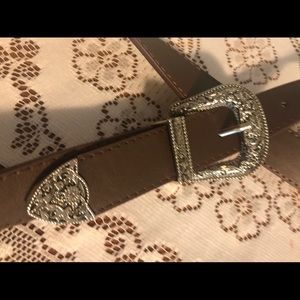 Accessories - Brown leather western women’s belt Accessories - Brown leather western women’s belt